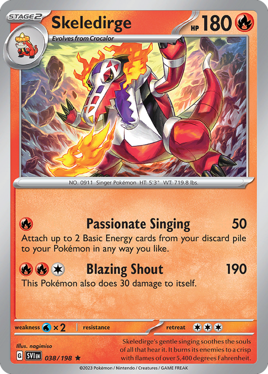 Skeledirge - Scarlet & Violet - 038