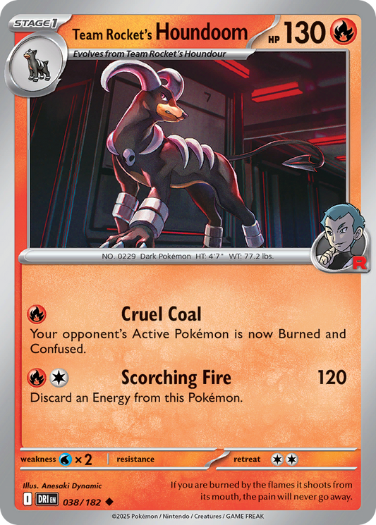 Team Rocket's Houndoom - Destined Rivals - 038