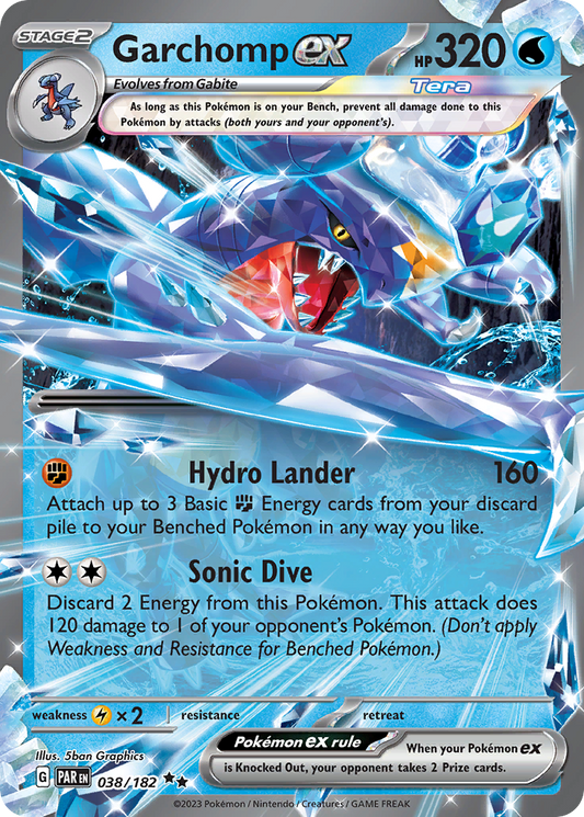 Garchomp ex - Paradox Rift - 038