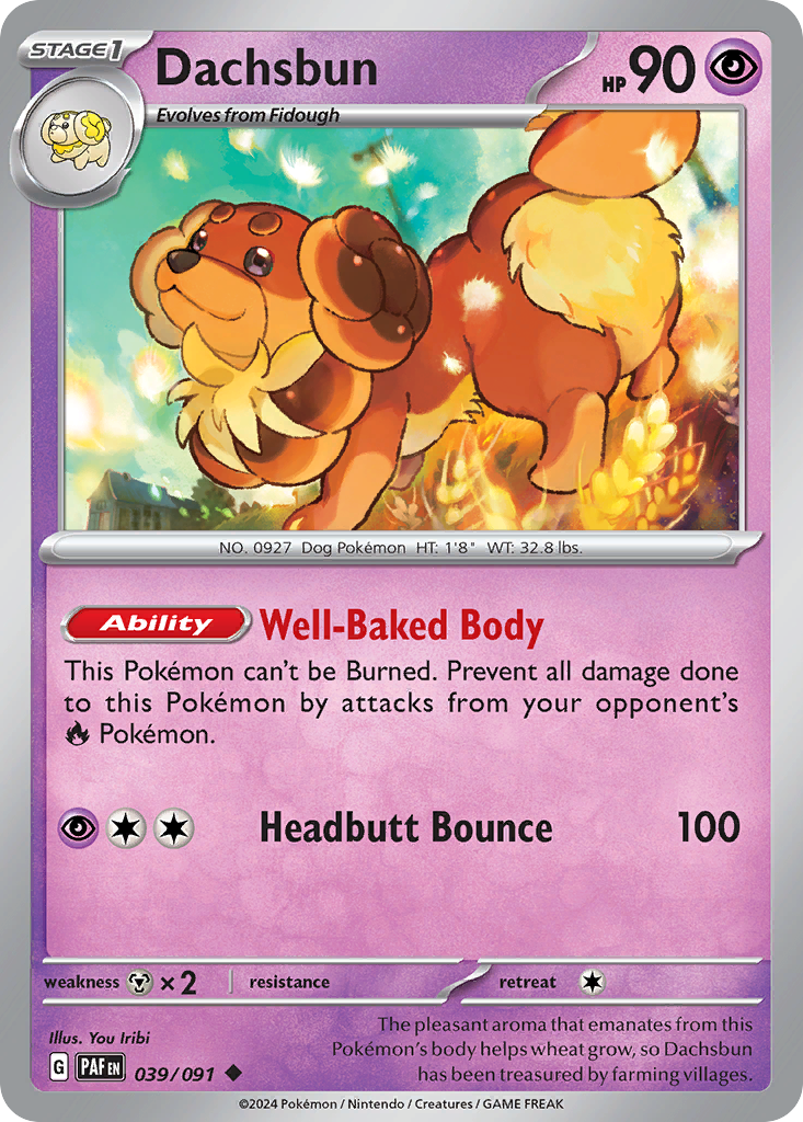 Dachsbun - Paldean Fates - 039