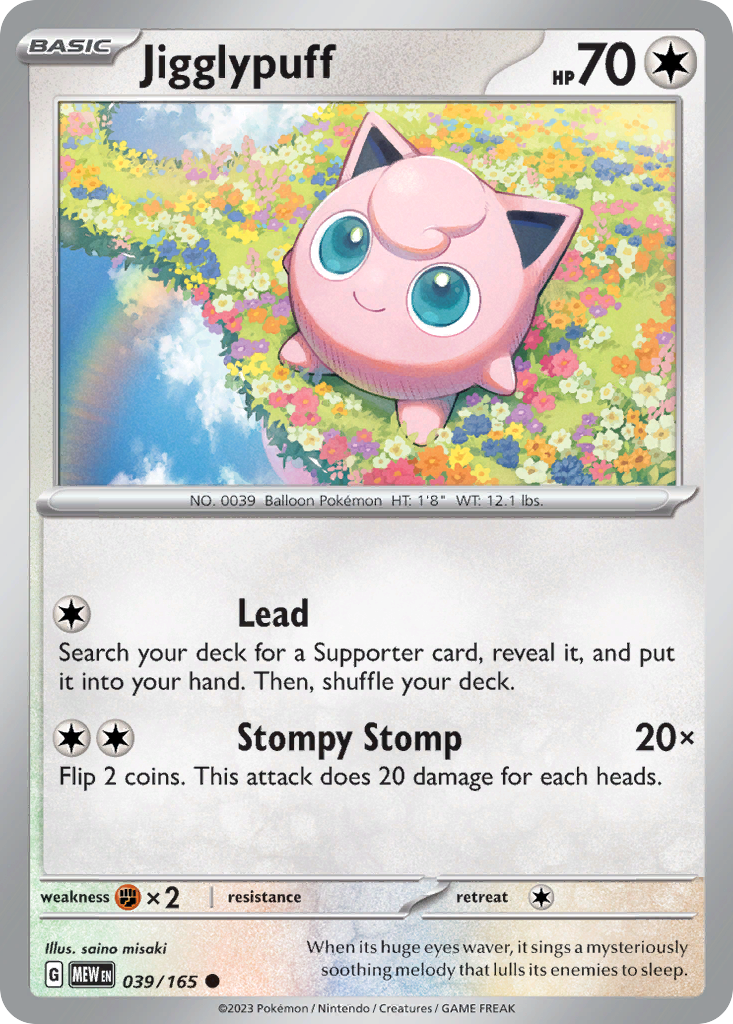 Jigglypuff - 151 - 039