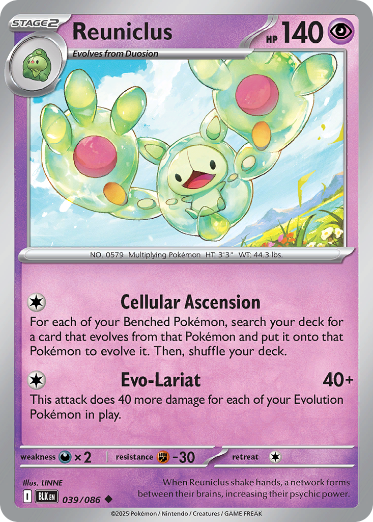 Reuniclus - Black Bolt - 039