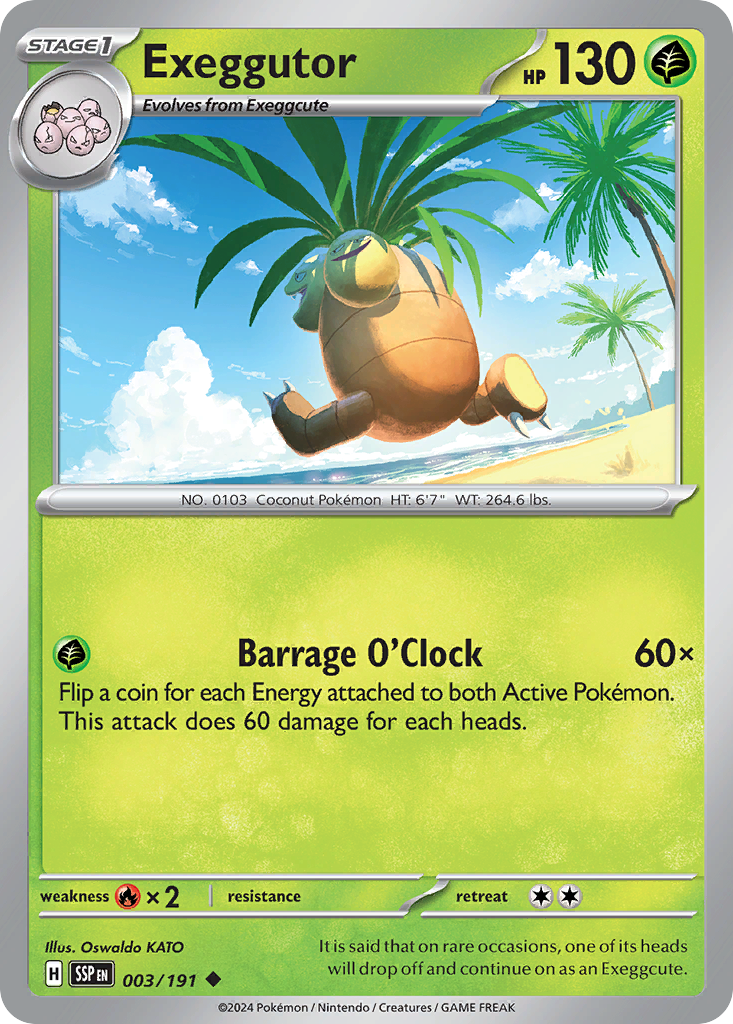 Exeggutor - Surging Sparks - 003