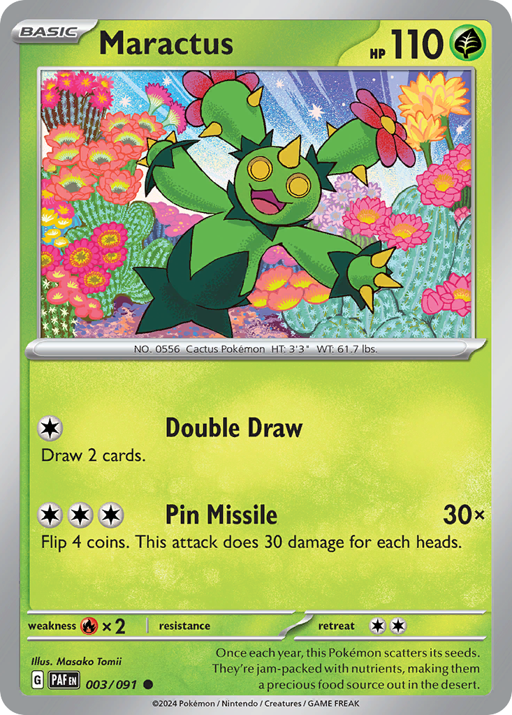 Maractus - Paldean Fates - 003
