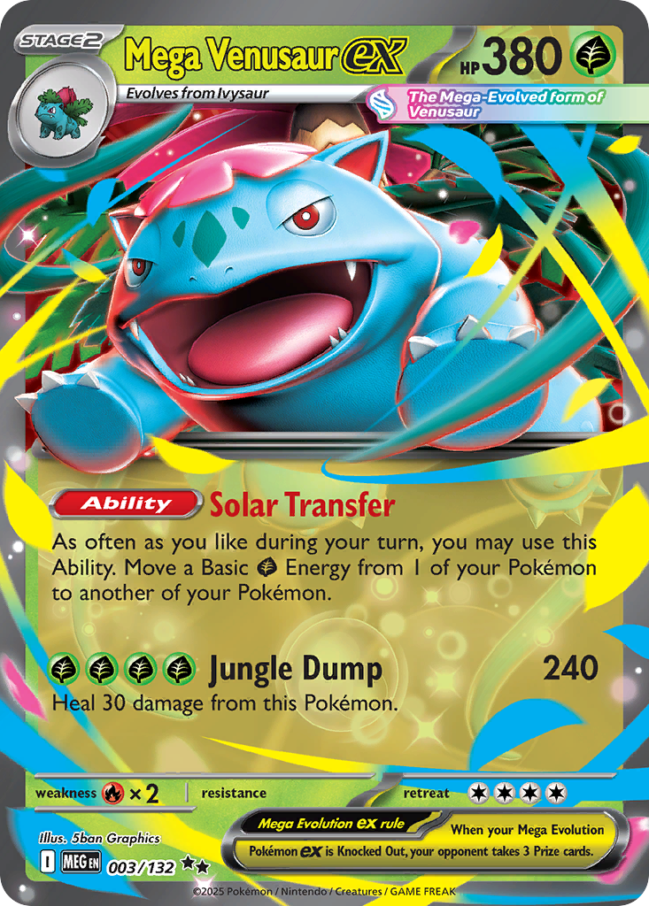 Mega Venusaur ex - Mega Evolution - 003