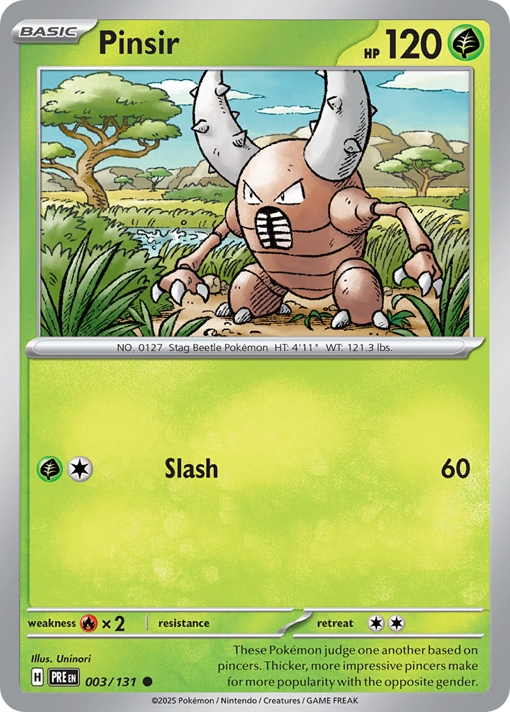 Pinsir - Prismatic Evolutions - 003