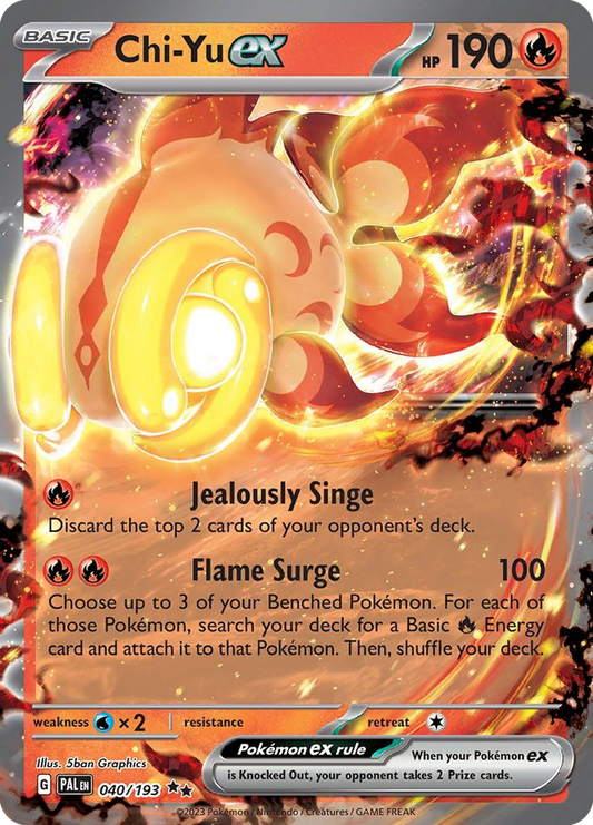 Chi-Yu ex - Paldea Evolved - 040