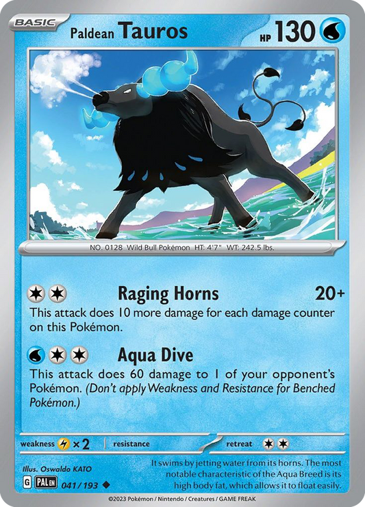 Paldean Tauros - Paldea Evolved - 041