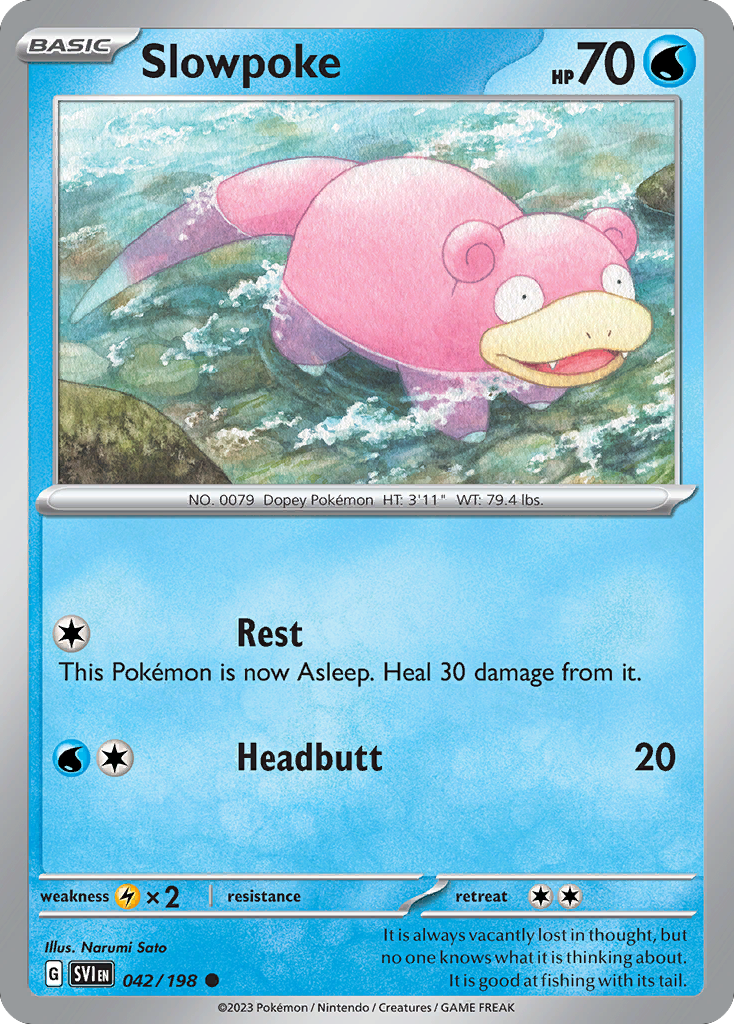 Slowpoke - Scarlet & Violet - 042