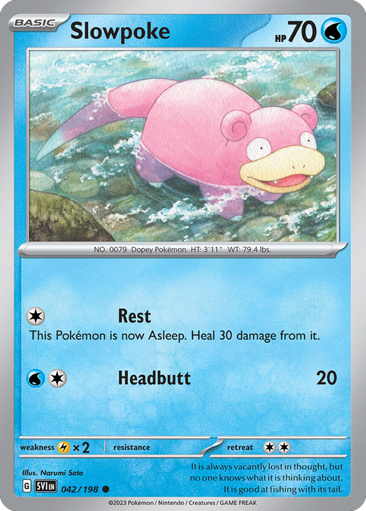 Slowpoke - Scarlet & Violet - 042