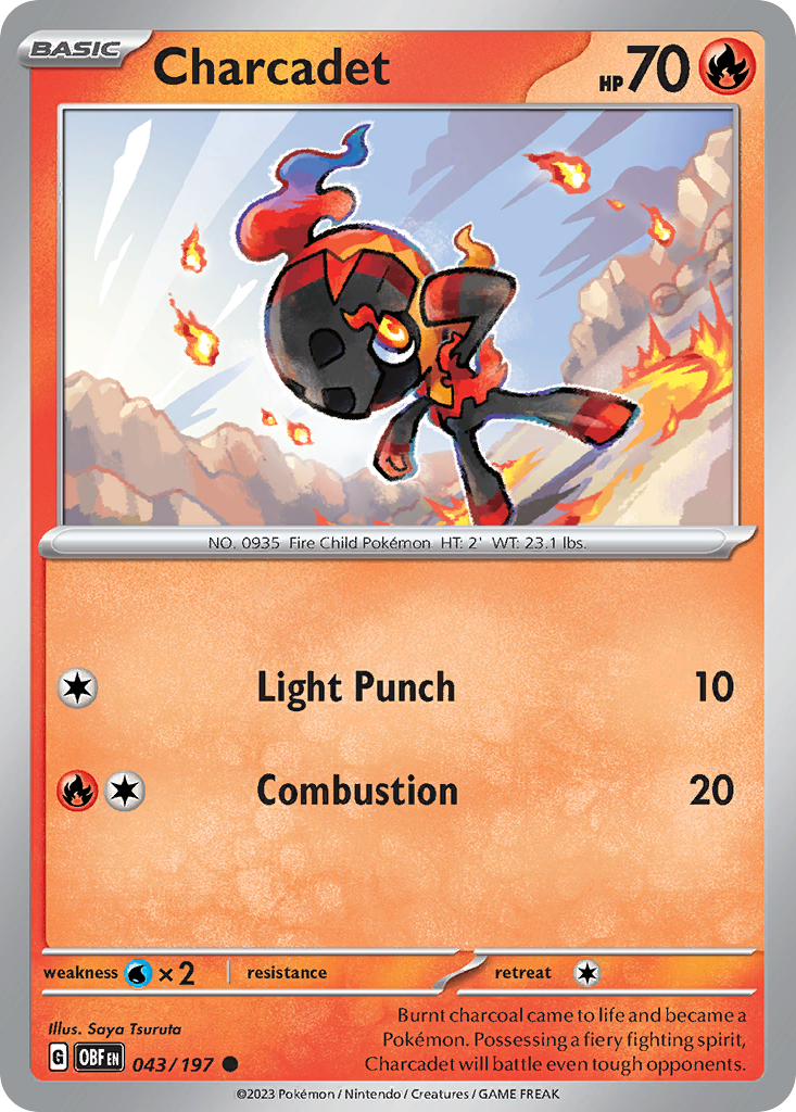 Charcadet - Obsidian Flames - 043