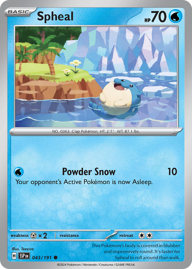 Spheal - Surging Sparks - 043
