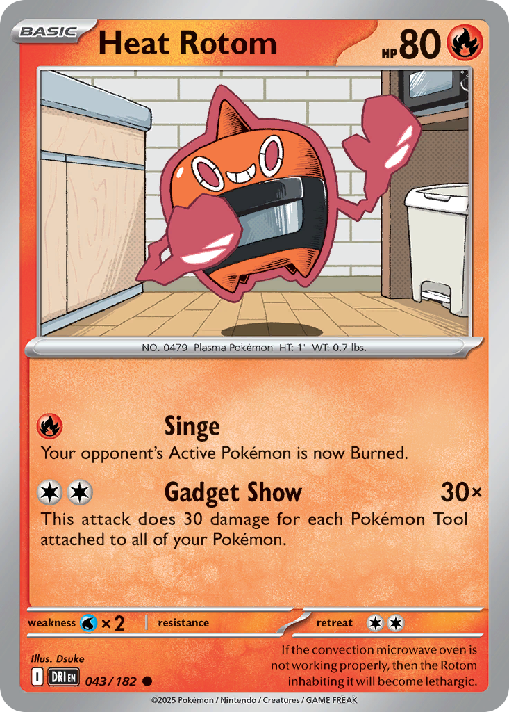 Heat Rotom - Destined Rivals - 043