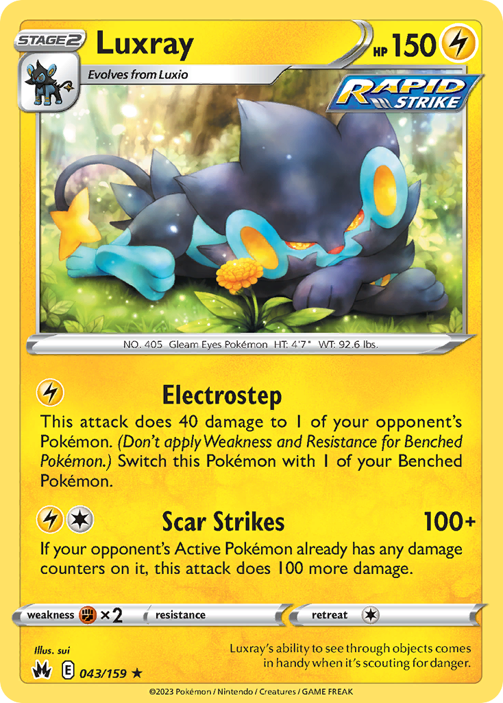 Luxray - Crown Zenith - 043