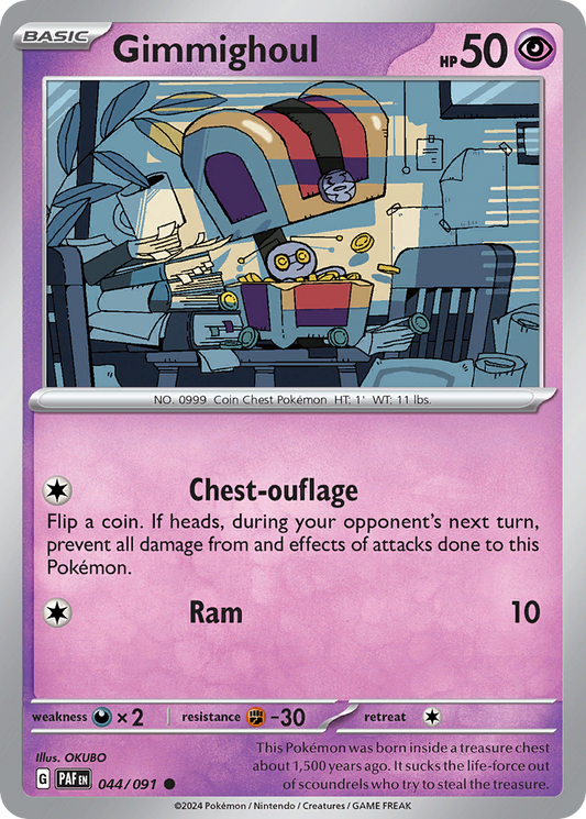 Gimmighoul - Paldean Fates - 044