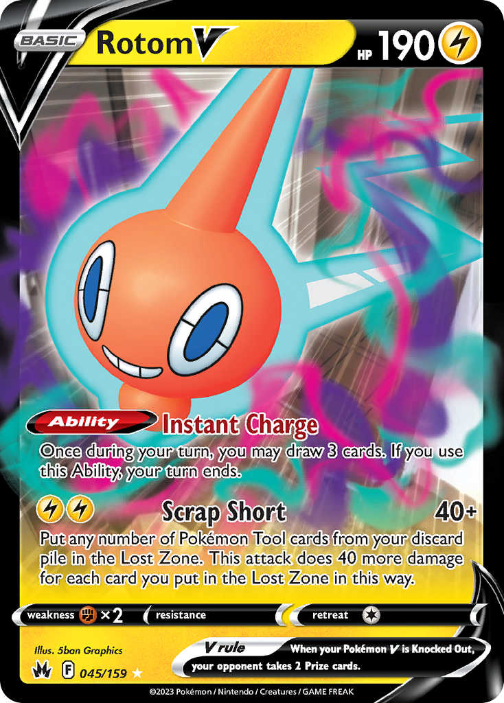 Rotom V - Crown Zenith - 045