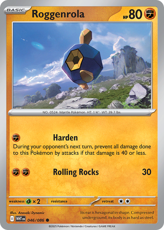 Roggenrola - White Flare - 046