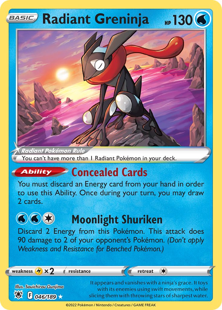 Radiant Greninja - Astral Radiance - 046