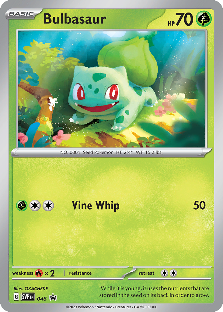 Bulbasaur - Scarlet & Violet Black Star Promos - 046