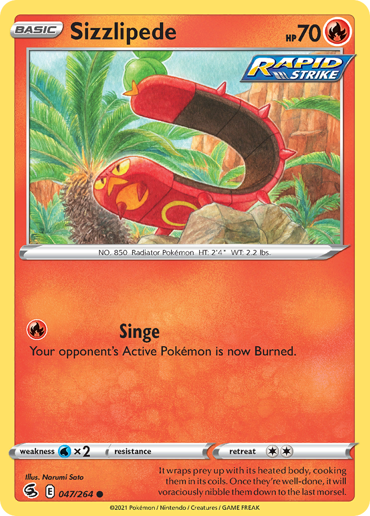 Sizzlipede - Fusion Strike - 047