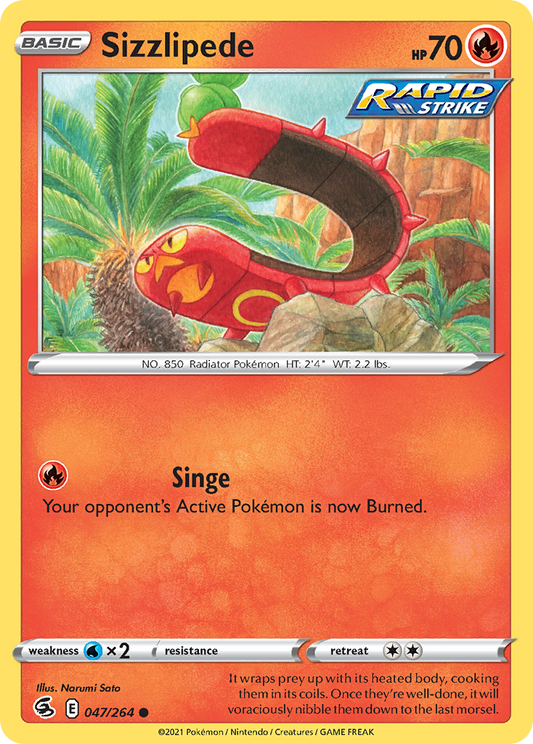 Sizzlipede - Fusion Strike - 047