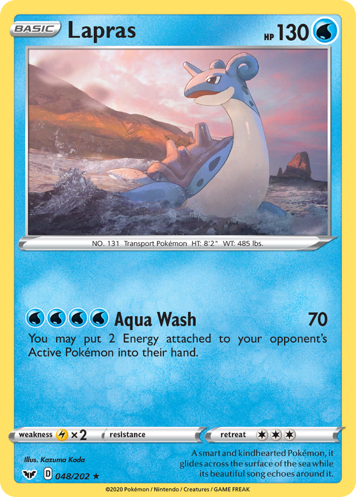 Lapras - Sword & Shield - 048