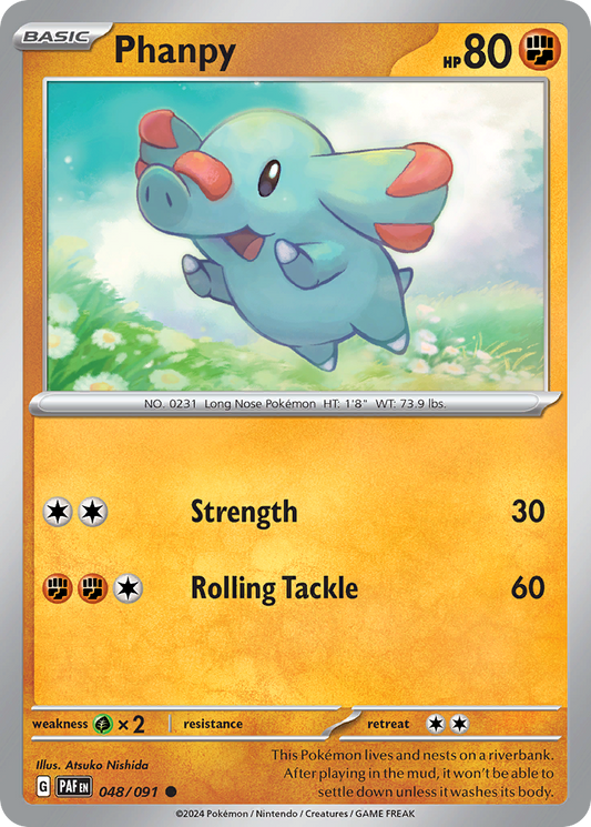 Phanpy - Paldean Fates - 048