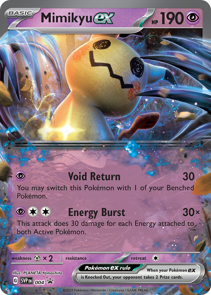 Mimikyu ex - Scarlet & Violet Black Star Promos - 004