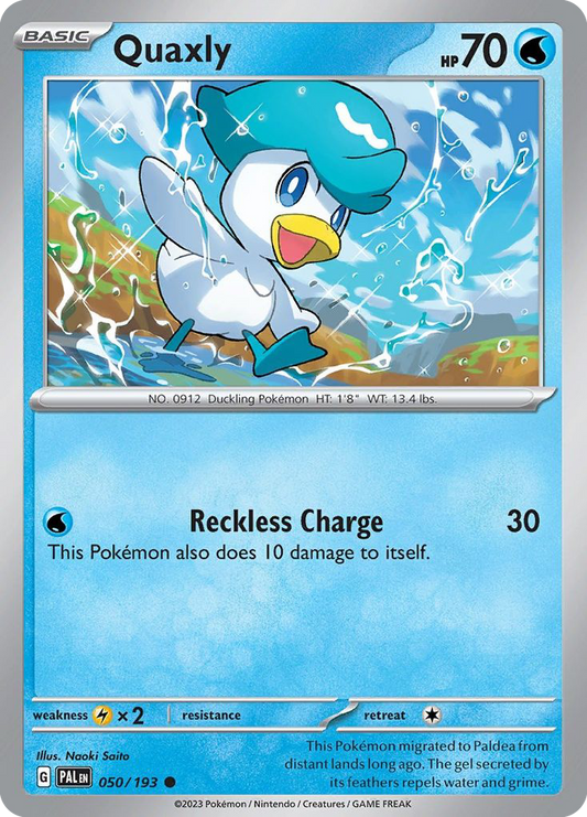 Quaxly - Paldea Evolved - 050
