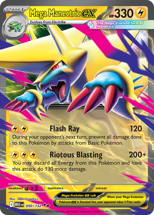 Mega Manectric ex - Mega Evolution - 050