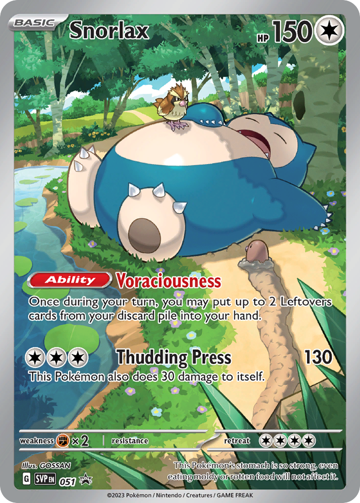 Snorlax - Scarlet & Violet Black Star Promos - 051