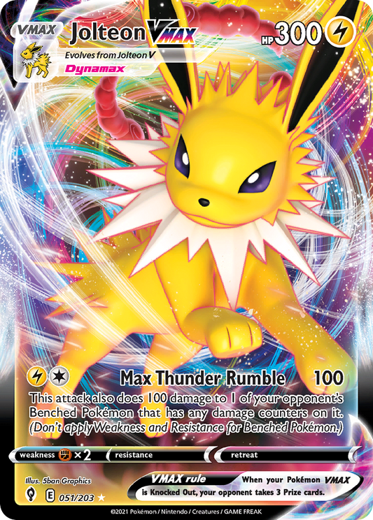 Jolteon VMAX - Evolving Skies - 051