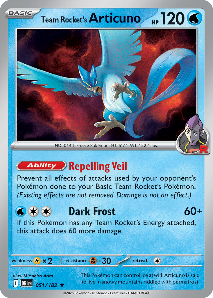 Team Rocket's Articuno - Destined Rivals - 051