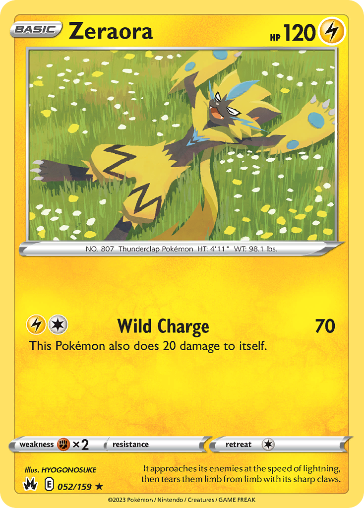 Zeraora - Crown Zenith - 052