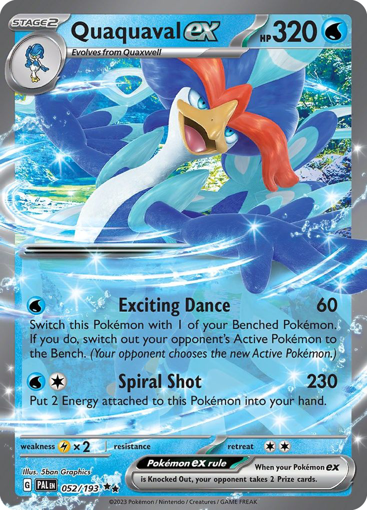 Quaquaval ex - Paldea Evolved - 052