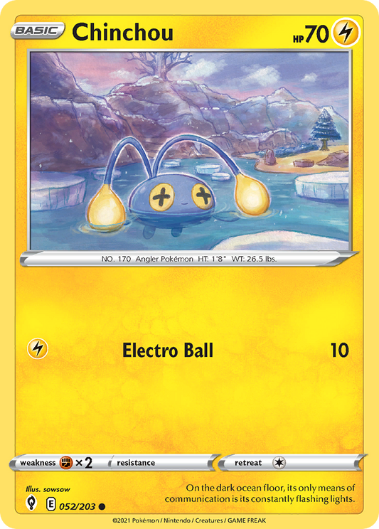 Chinchou - Evolving Skies - 052
