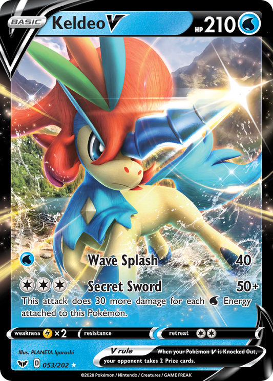 Keldeo V - Sword & Shield - 053