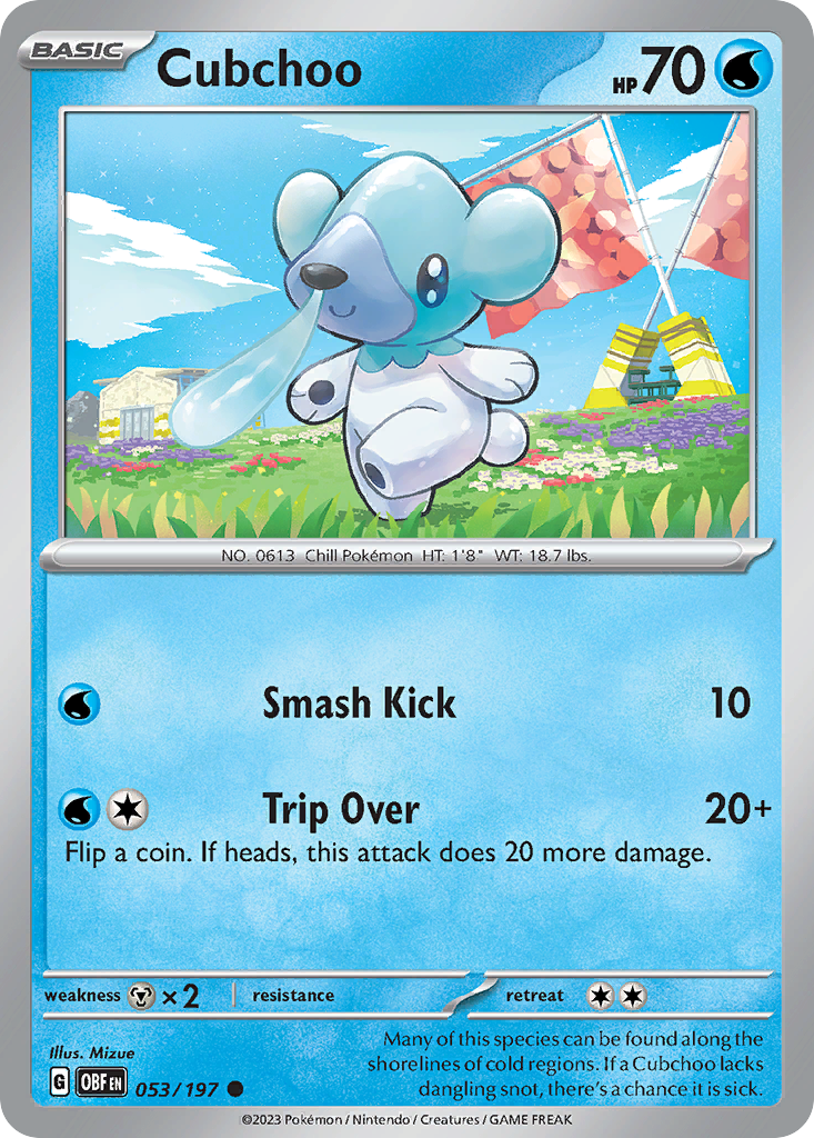 Cubchoo - Obsidian Flames - 053