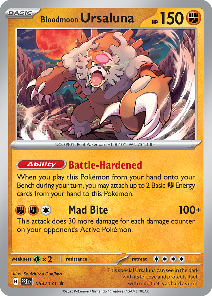 Bloodmoon Ursaluna - Prismatic Evolutions - 054