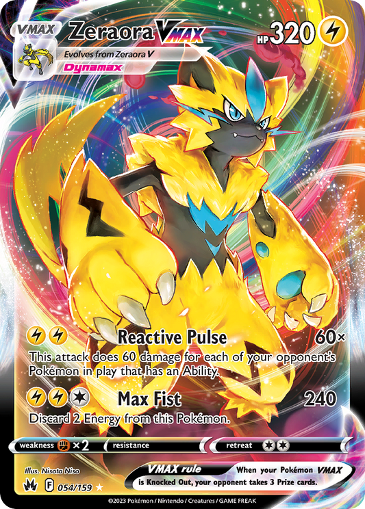 Zeraora VMAX - Crown Zenith - 054