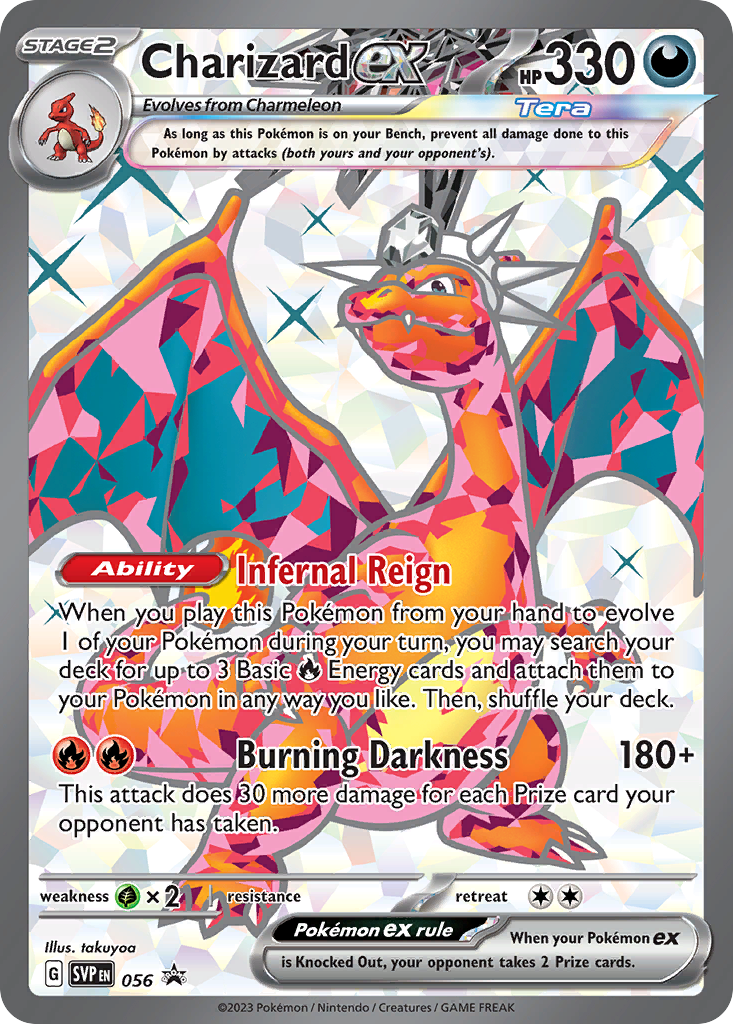 Charizard ex - Scarlet & Violet Black Star Promos - 056