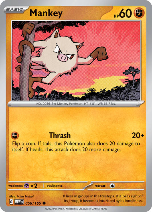 Mankey - 151 - 056