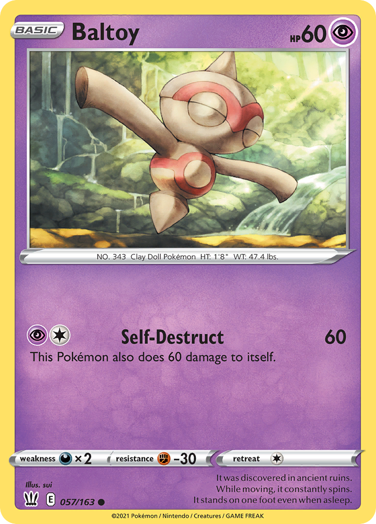Baltoy - Battle Styles - 057