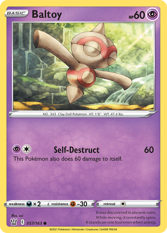Baltoy - Battle Styles - 057
