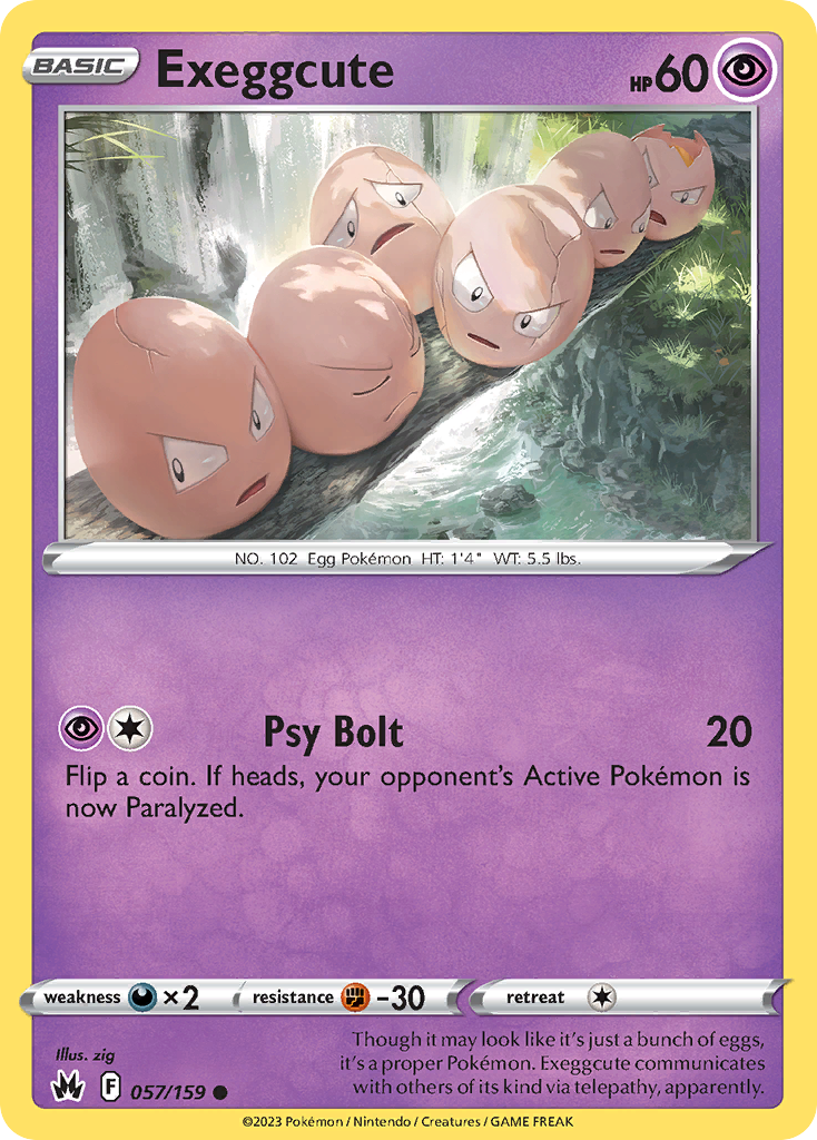 Exeggcute - Crown Zenith - 057