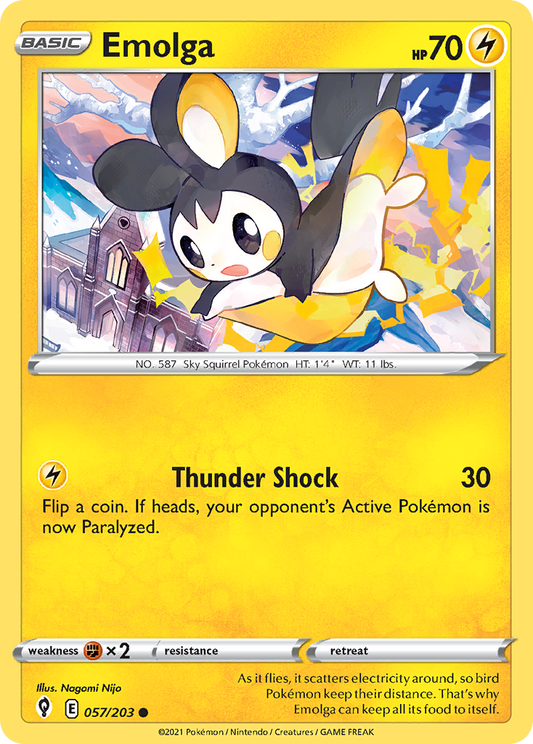 Emolga - Evolving Skies - 057