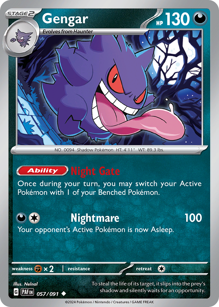 Gengar - Paldean Fates - 057
