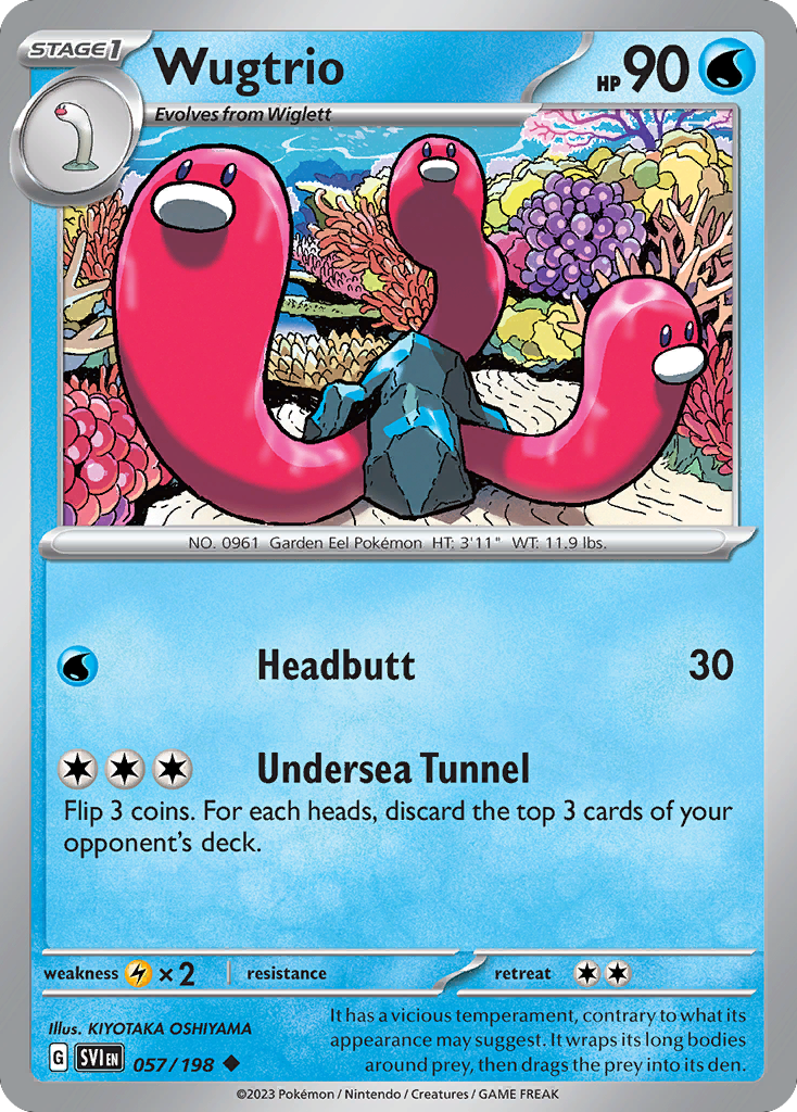 Wugtrio - Scarlet & Violet - 057