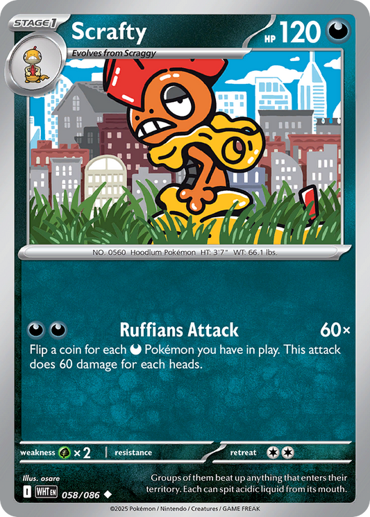Scrafty - White Flare - 058