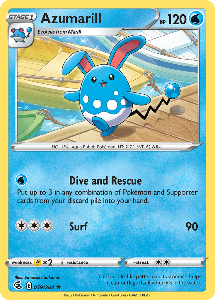 Azumarill - Fusion Strike - 059